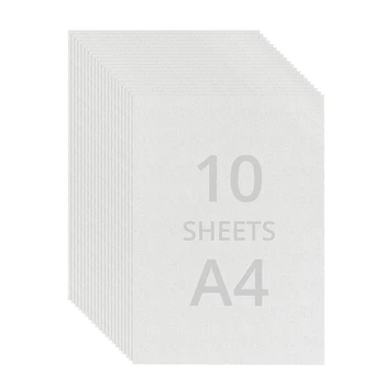 10шт Акварельная бумага Белый коврик для рисования формата А4 Цветной коврик для холодного прессования Рисованный эскиз для художника Студенческие принадлежности для творчества