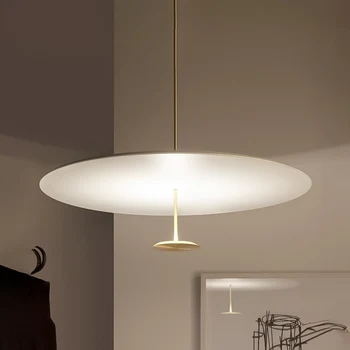 Постмодернистский черно-золотой светильник для кухни, спальни, Подвесной светильник, Креативные минималистичные подвесные светильники для помещений, Ретро Декор, Светильники