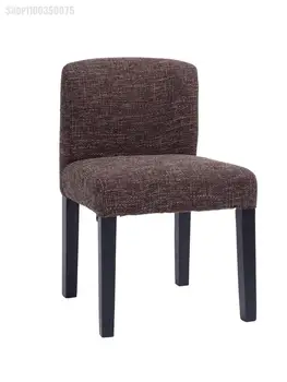 Обеденные стулья из массива дерева современная минималистская домашняя столовая обеденный стол и стулья со спинками стулья табуретки стулья с задним столом макияж
