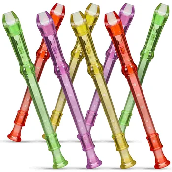 Музыкальная маленькая флейта, кларнет на 6 отверстий, Пластиковые обучающие детские инструменты для обучения
